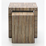 Комплект приставных столиков Stripes Set of tables Beige варинант исполнения - 2 | Loft Concept в Воронеже