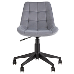 Мягкое компьютерное кресло Plushe Grey варинант исполнения - 3 | Loft Concept в Воронеже