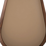 Комод округлой формы с тремя ящиками Walnut and Leather варинант исполнения - 5 | Loft Concept в Воронеже