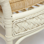 Комплект обеденный из ротанга Eloise grand white варинант исполнения - 11 | Loft Concept в Воронеже