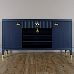 Комод-буфет Elsa Dreams Blue с открытыми полками   варинант исполнения - 5 | Loft Concept в Воронеже