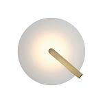 Потолочный светильник в форме плоского диска из белого матового стекла Eurofase варинант исполнения - 2 | Loft Concept в Воронеже