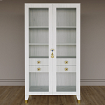 Дизайнерский шкаф витрина Elsa Dreams White с 4-мя ящиками варинант исполнения - 1 | Loft Concept в Воронеже