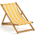 Шезлонг из акации и ткани Argentina варинант исполнения - 3 | Loft Concept в Воронеже