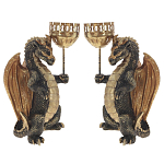 Подсвечник в виде дракона Dragon candlestick L or R варинант исполнения - 1 | Loft Concept в Воронеже
