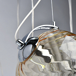 Люстра каскадная с 9-ю разноцветными стеклянными плафонами Kaleido варинант исполнения - 8 | Loft Concept в Воронеже