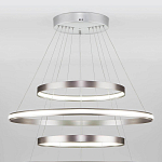 Люстра Light Ring Vertical Silver 5 колец серебро варинант исполнения - 4 | Loft Concept в Воронеже