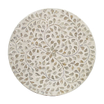 Приставной столик с рисунком из раковин устриц Bone Inlay варинант исполнения - 4 | Loft Concept в Воронеже