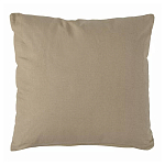 Подушка декоративная хлопковая бежевого цвета с абстрактным принтом Elysian Flow Sand варинант исполнения - 2 | Loft Concept в Воронеже