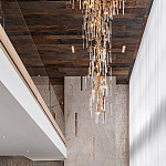 Люстра большая с прозрачными подвесками в форме капель Droplet Chandelier варинант исполнения - 2 | Loft Concept в Воронеже