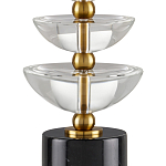 Настольная лампа с чашеобразными дисками на корпусе Glowing Waterfall варинант исполнения - 1 | Loft Concept в Воронеже