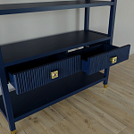 Стеллаж с двумя ящиками Elsa Dreams Blue варинант исполнения - 3 | Loft Concept в Воронеже