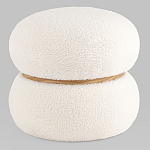 Пуф Полли S тедди белый варинант исполнения - 1 | Loft Concept в Воронеже