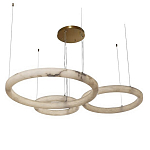 Люстра с 3-мя кольцами из натурального камня Minerals of Light варинант исполнения - 5 | Loft Concept в Воронеже
