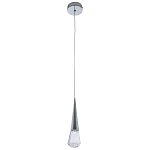 Подвесной светильник капля Acrylic Droplet Chrome Hanging Lamp варинант исполнения - 2 | Loft Concept в Воронеже