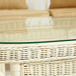 Комплект уличной мебели из ротанга Clara белый варинант исполнения - 11 | Loft Concept в Воронеже