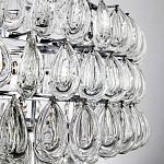 Люстра с хрустальными подвесками в виде капель Antoine Crystal Drops Chrome Chandelier 16 варинант исполнения - 3 | Loft Concept в Воронеже