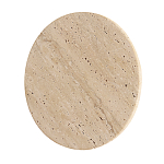 Бра с круглым плафоном из травертина Shaw Marble Lighting варинант исполнения - 4 | Loft Concept в Воронеже