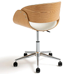 Вращающееся офисное кресло на колёсах Delwyn Chair White варинант исполнения - 3 | Loft Concept в Воронеже