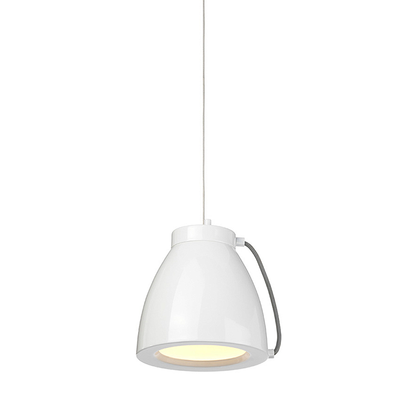 Подвесной светильник белого цвета с полусферическим плафоном Elstead Lighting Белый в Воронеже | Loft Concept 
