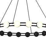 Люстра кольцевая с круглыми светодиодными источниками света Maxine Light варинант исполнения - 5 | Loft Concept в Воронеже