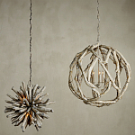 Люстра круглая в виде веток деревьев Natural Driftwood варинант исполнения - 4 | Loft Concept в Воронеже