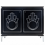 Черный комод в стиле арт-деко Luciano варинант исполнения - 1 | Loft Concept в Воронеже