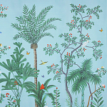 Обои ручная роспись Amazonia Duck Egg варинант исполнения - 2 | Loft Concept в Воронеже