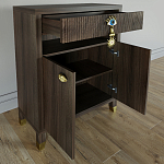 Комод Elsa Dreams Walnut Двухстворчатый  варинант исполнения - 1 | Loft Concept в Воронеже