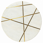 Кофейный столик с мраморной столешницей Sleeve варинант исполнения - 4 | Loft Concept в Воронеже