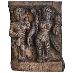 Антикварные объёмные панно из тика Antique Indian Panels варинант исполнения - 2 | Loft Concept в Воронеже