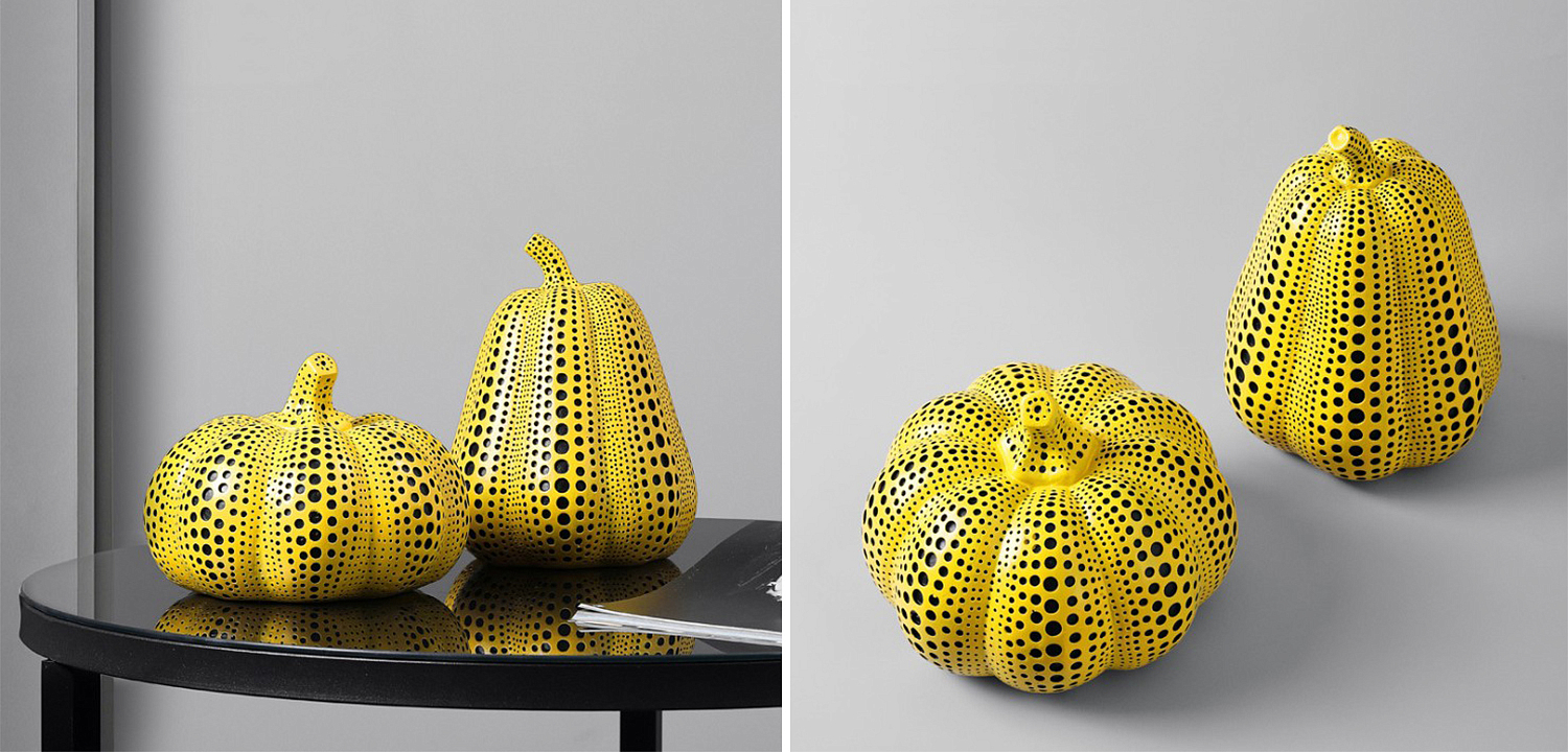 Статуэтка тыквы Kusama Yayoi I Статуэтка тыквы Kusama Yayoi I - Loft-Concept в Воронеже
