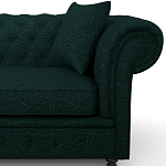 Мебельная ткань Шенилл темно-зеленый цвет 138 см T4-36 варинант исполнения - 8 | Loft Concept в Воронеже