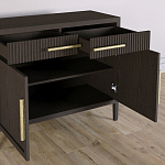 Буфет Primo с двумя ящиками и двумя фасадами шпон орех варинант исполнения - 4 | Loft Concept в Воронеже