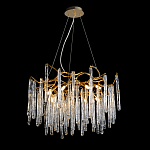 Люстра на подвесе с каркасом из металла и прозрачными подвесками из стекла Droplet Chandelier варинант исполнения - 2 | Loft Concept в Воронеже