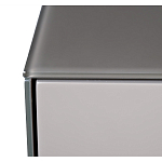Комод со стеклянной столешницей и с выдвижными ящиками Minimalist Accent варинант исполнения - 5 | Loft Concept в Воронеже