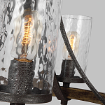 Люстра с цилиндрическим плафонами из толстого волнистого стекла в индустриальном стиле Feiss варинант исполнения - 17 | Loft Concept в Воронеже