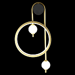 Бра с круглой рамкой и стеклянными белыми шарами B.LUX C Ball варинант исполнения - 3 | Loft Concept в Воронеже