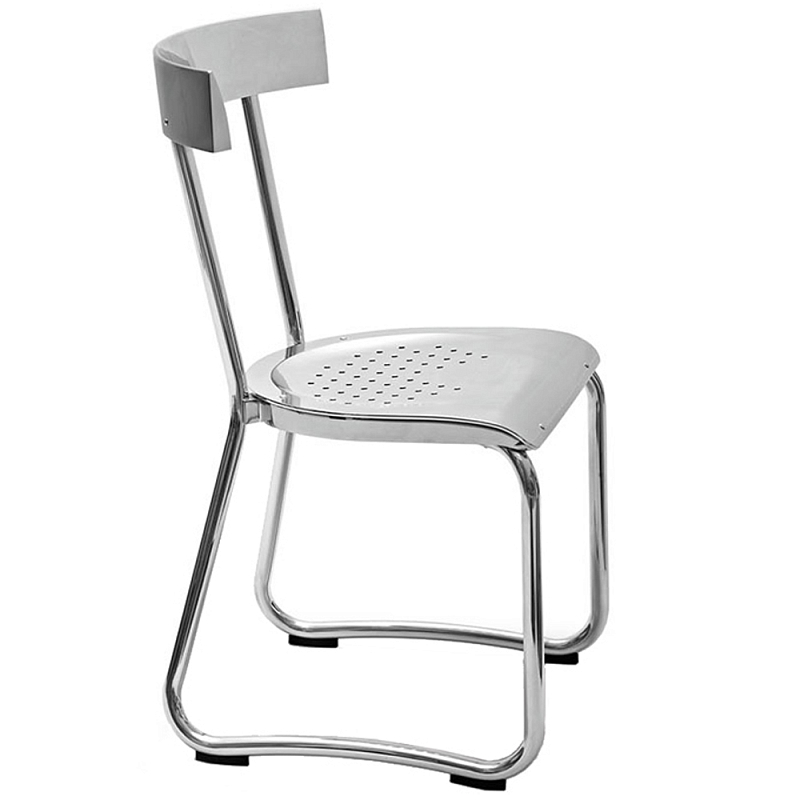 Дизайнерский стул из алюминия Gio Ponti D.235.1 Chair Хром Дизайнерский стул из алюминия Gio Ponti D.235.1 Chair Хром в Воронеже | Loft Concept