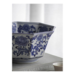 Чаша белая с синим цветочным узором Chino Dishes варинант исполнения - 5 | Loft Concept в Воронеже