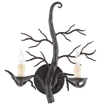 Бра черное в виде ствола дерева Branched Tree варинант исполнения - 2 | Loft Concept в Воронеже