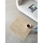 Столик приставной с квадратной столешницей Textured Cream Table варинант исполнения - 5 | Loft Concept в Воронеже