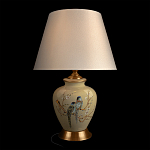 Настольная лампа бежевая с изображением птиц Slip Away варинант исполнения - 2 | Loft Concept в Воронеже