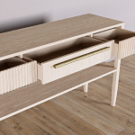 Дизайнерская Консоль с полкой и ящиком Primo Светлый дуб варинант исполнения - 5 | Loft Concept в Воронеже