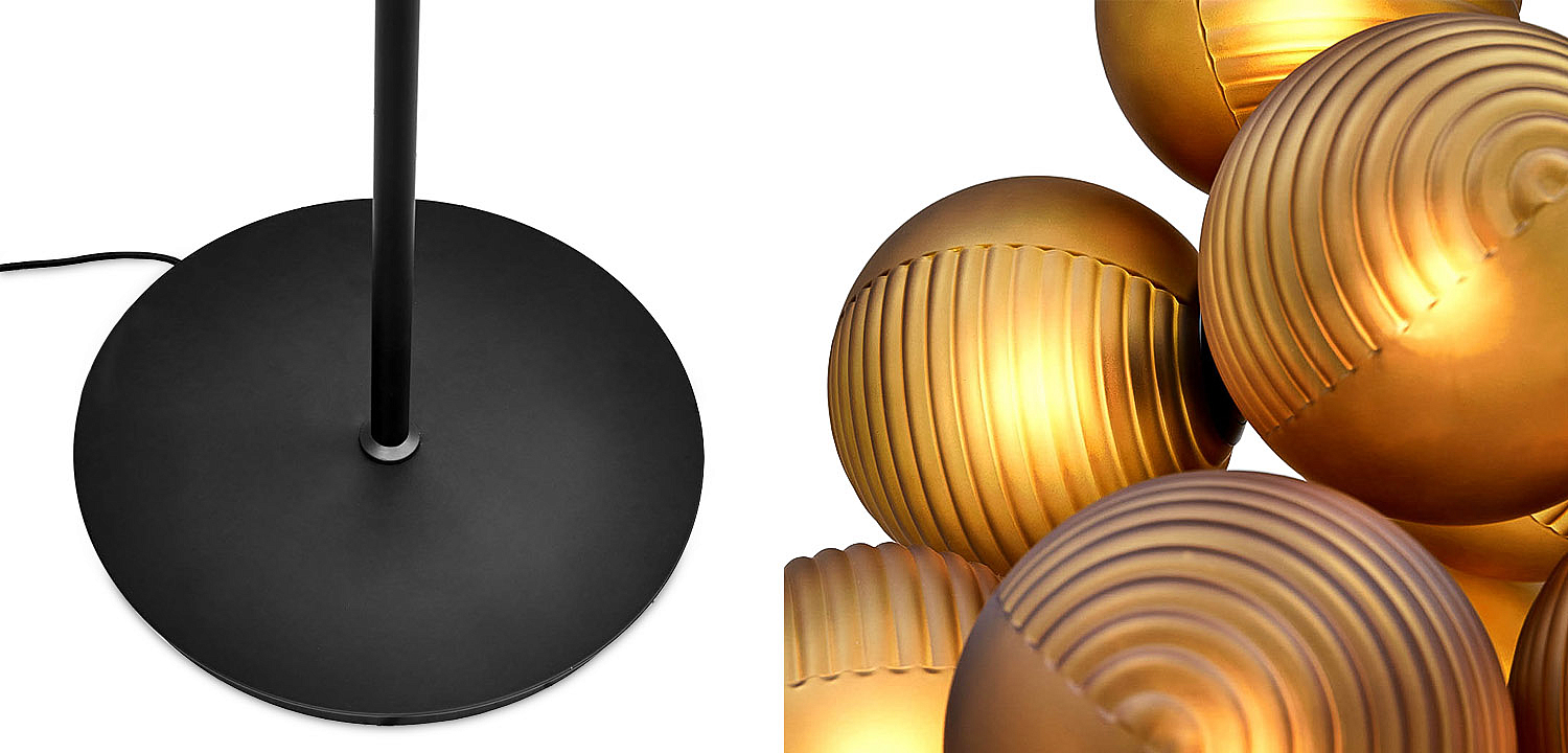 Торшер с круглыми плафонами Syridine Floor lamp Торшер с круглыми плафонами Syridine Floor lamp - Loft-Concept в Воронеже