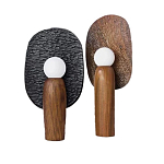 Настольная лампа из дерева Decorative Wooden Lamp варинант исполнения - 1 | Loft Concept в Воронеже