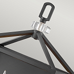 Бра в черном цвете с двумя лампами в форме свечи и стеклянными элементами Hinkley варинант исполнения - 2 | Loft Concept в Воронеже