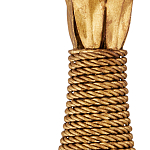 Люстра золотая с декором в виде перьев Bunch of Feathers варинант исполнения - 2 | Loft Concept в Воронеже