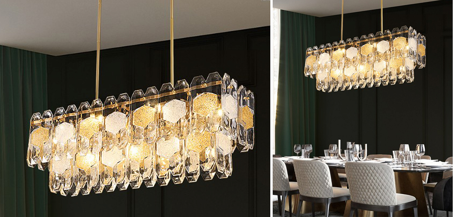 Люстра Oswalda Linear Chandelier Люстра Oswalda Linear Chandelier - Loft-Concept в Воронеже