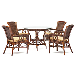 Комплект обеденный из ротанга Eloise варинант исполнения - 1 | Loft Concept в Воронеже